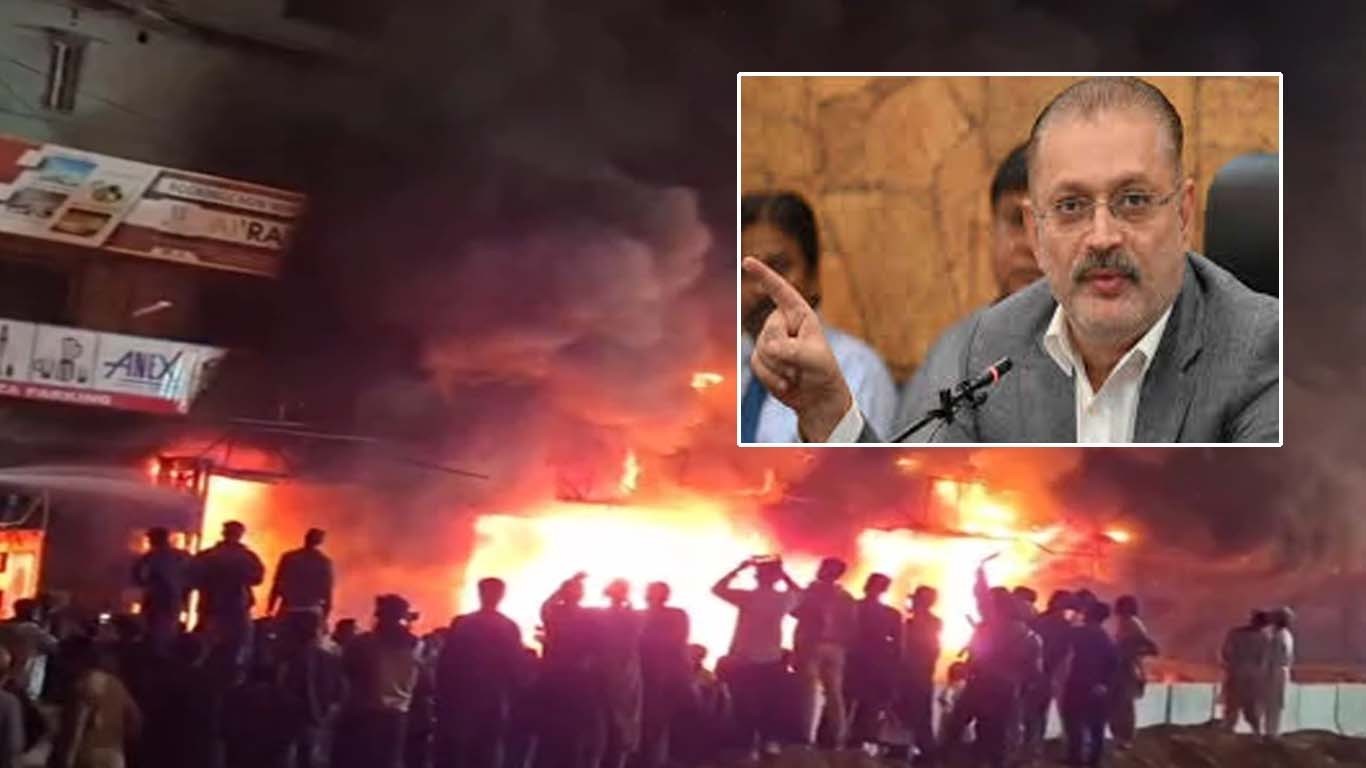 گل پلازہ آتشزدگی میں کوتاہی سامنے آئی تو سخت کارروائی ہوگی: شرجیل میمن