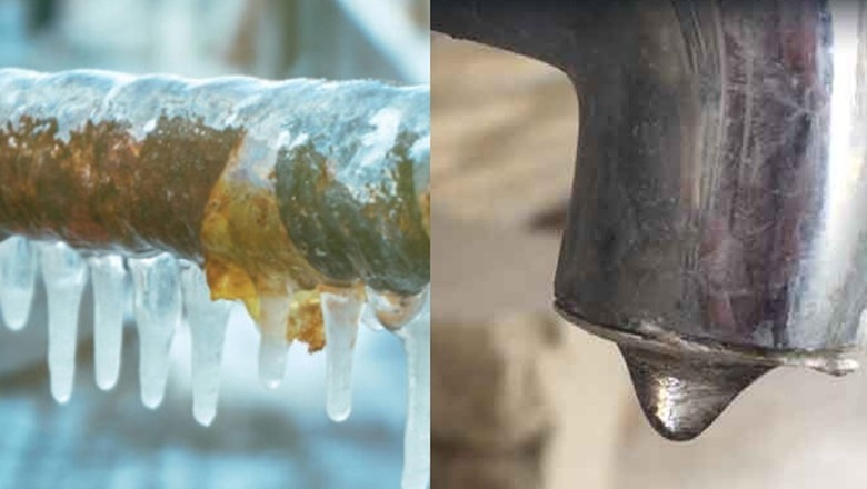 بلوچستان میں برفبای ختم، سردی کے باعث پائپ لائنوں اور سڑکوں پر پانی جم گیا