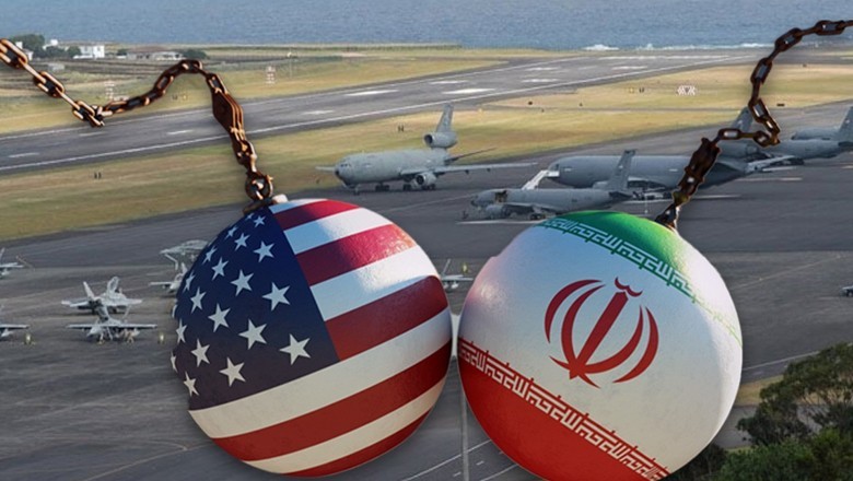 امریکا طیاروں نے ایران کی جانب پوزیشنز سنبھال لیں