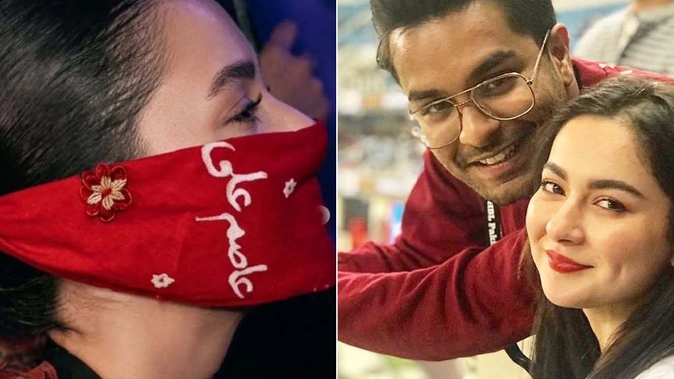 ہانیہ عامر کی عاصم اظہر کے نام کا ماسک پہن کر کنسرٹ میں انٹری