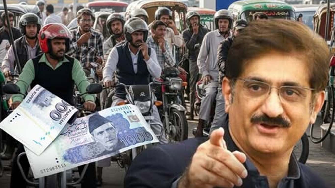 موٹر سائیکل سواروں کو پیٹرول پر ریلیف، وزیراعلی سندھ کا اہم اعلان