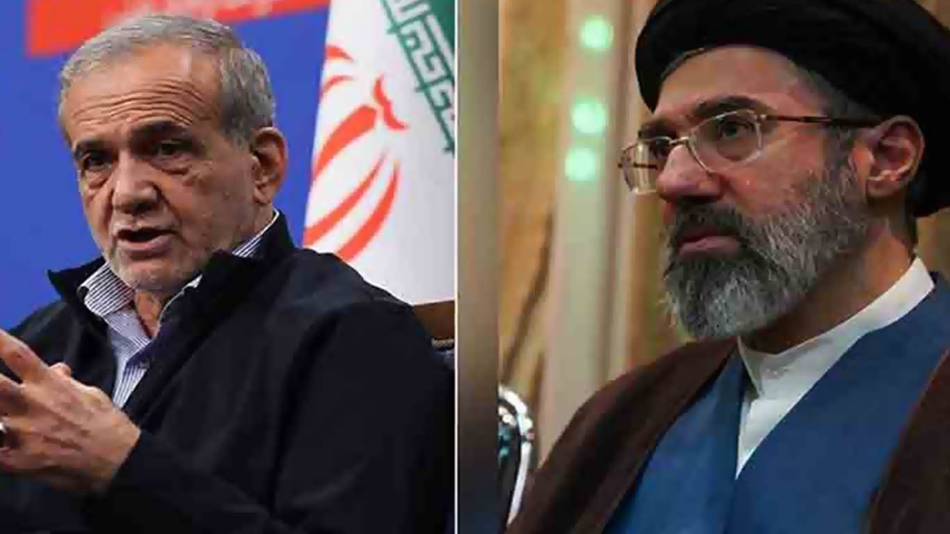 ایرانی صدر کی سپریم لیڈر مجتبیٰ خامنہ ای سے ملاقات، سرکاری میڈیا کی تصدیق