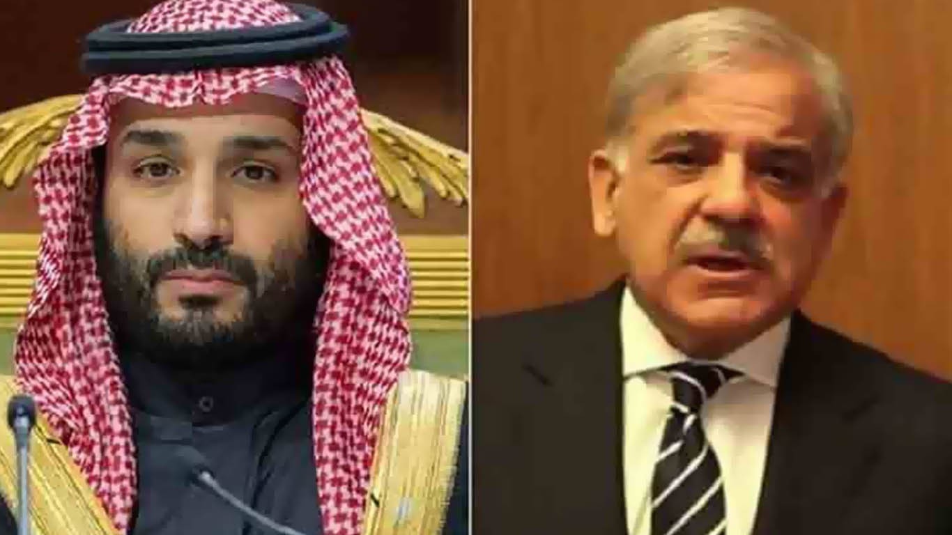 شہباز شریف کا محمد بن سلمان سے رابطہ، حوثیوں کے سعودی عرب پر حملے کی  شدید مذمت